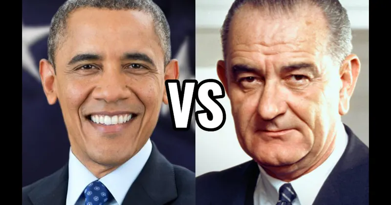 Barack Obama vs. Lyndon B. Johnson