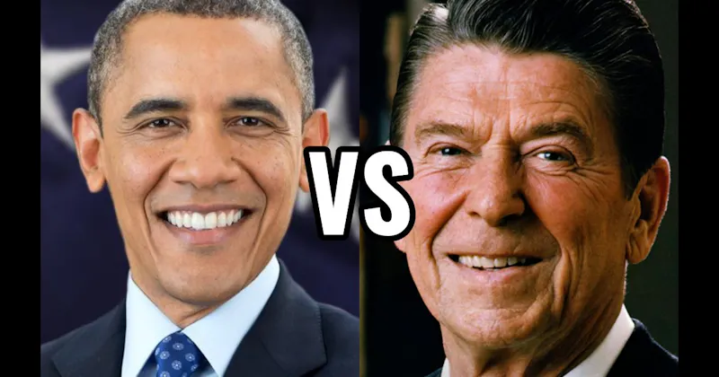 Barack Obama vs. Ronald Reagan