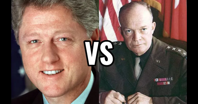 Bill Clinton vs. Dwight D. Eisenhower