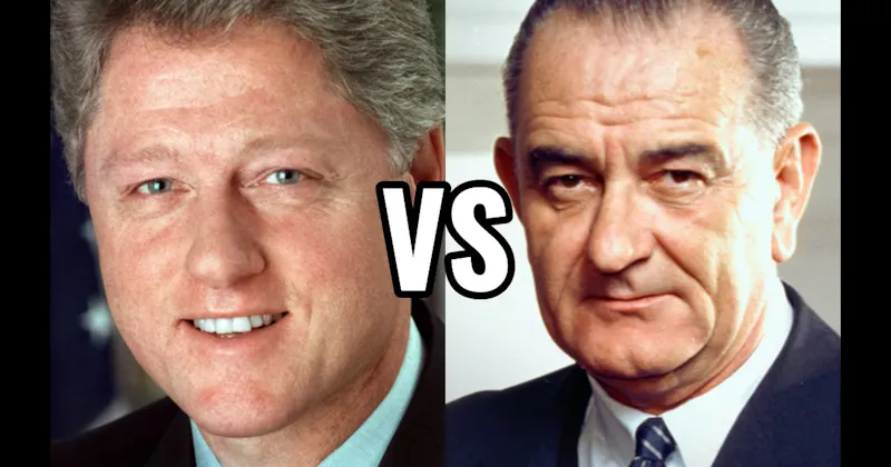 Bill Clinton vs. Lyndon B. Johnson