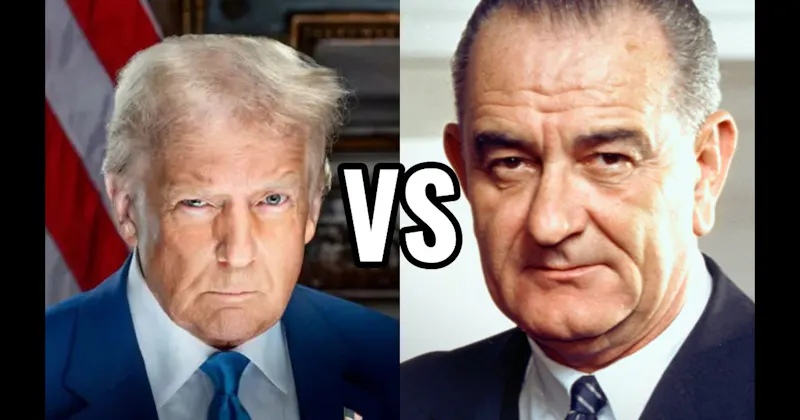 Donald Trump vs. Lyndon B. Johnson