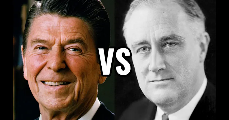 Franklin D. Roosevelt vs. Ronald Reagan