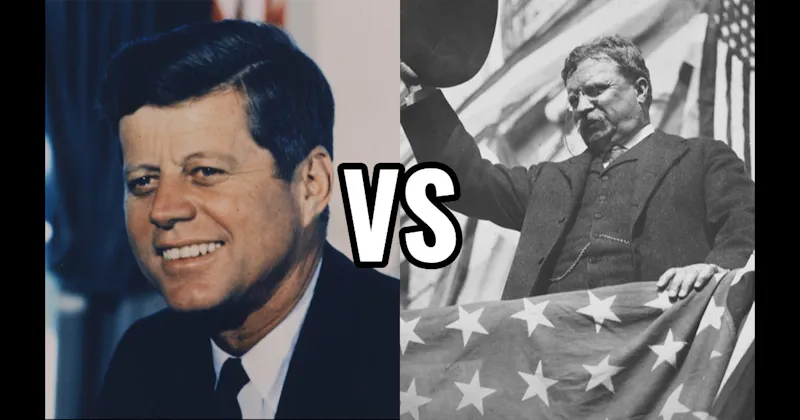 John F. Kennedy vs. Theodore Roosevelt