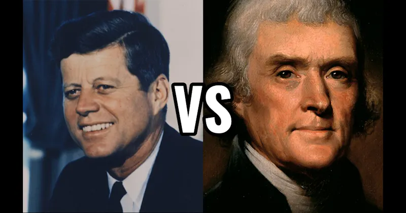 John F. Kennedy vs. Thomas Jefferson