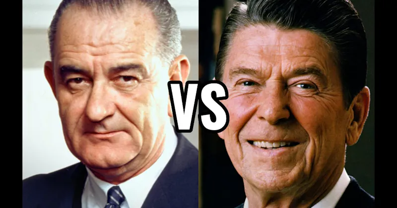 Lyndon B. Johnson vs. Ronald Reagan