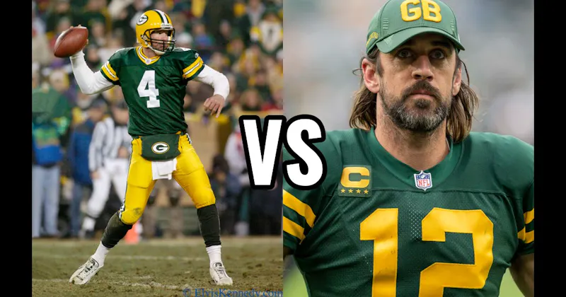 Aaron Rodgers vs. Brett Favre
