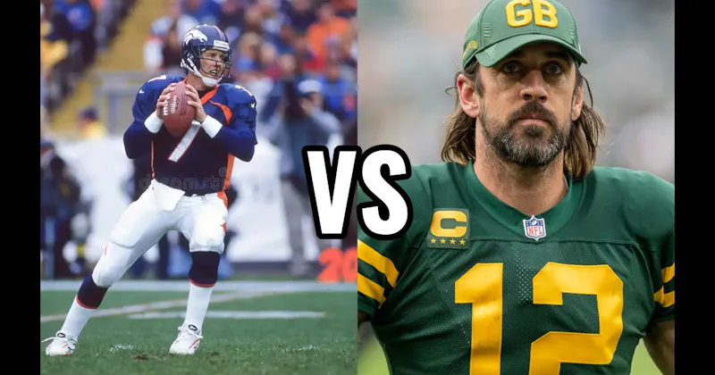 Aaron Rodgers vs. John Elway