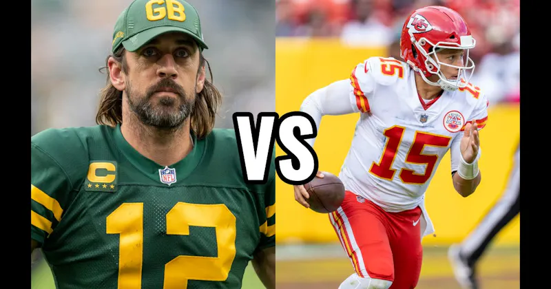Aaron Rodgers vs. Patrick Mahomes