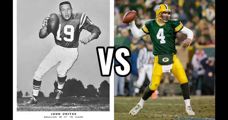 Brett Favre vs. Johnny Unitas
