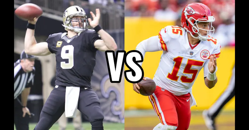 Drew Brees vs. Patrick Mahomes