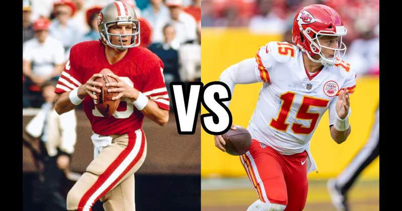 Joe Montana vs. Patrick Mahomes