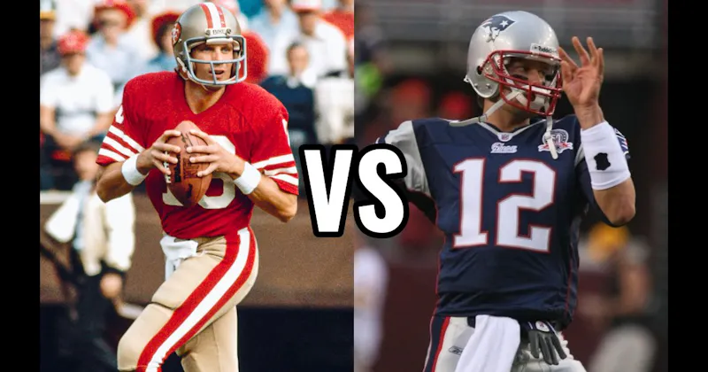 Joe Montana vs. Tom Brady