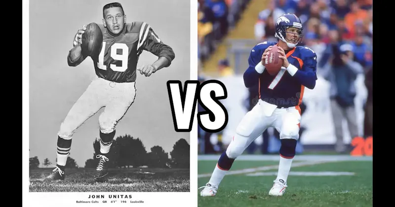 John Elway vs. Johnny Unitas
