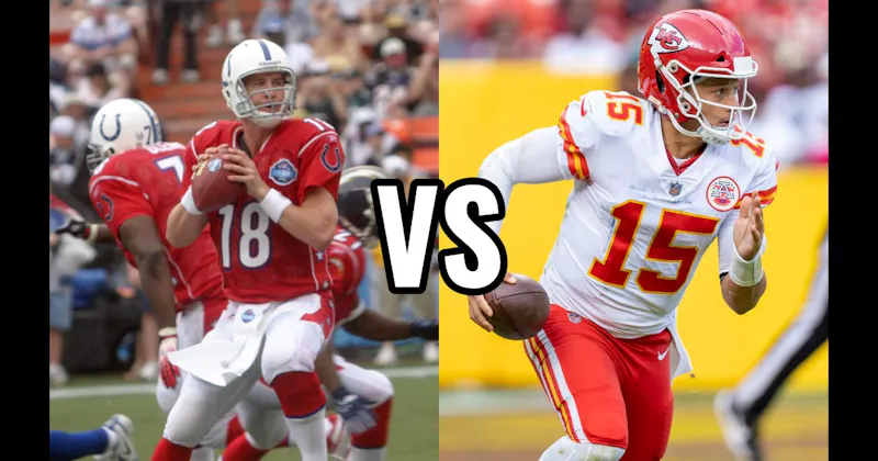 Patrick Mahomes vs. Peyton Manning