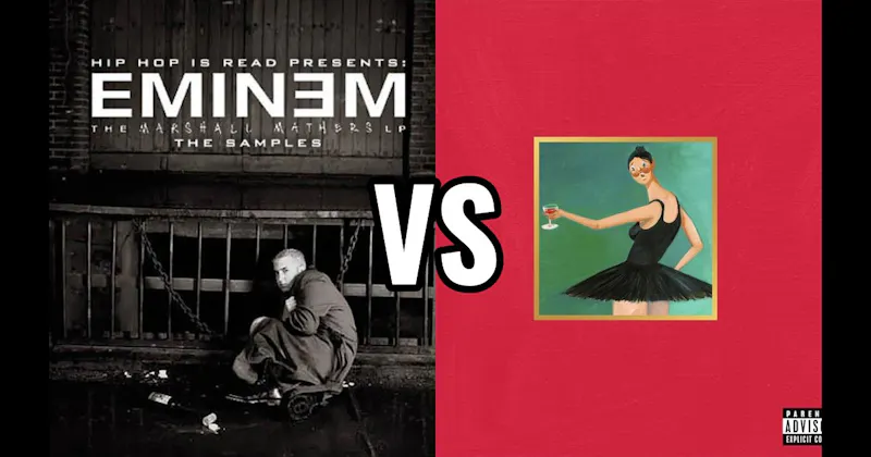 Marshall Mathers LP vs. My Beautiful Dark Twisted Fantasy