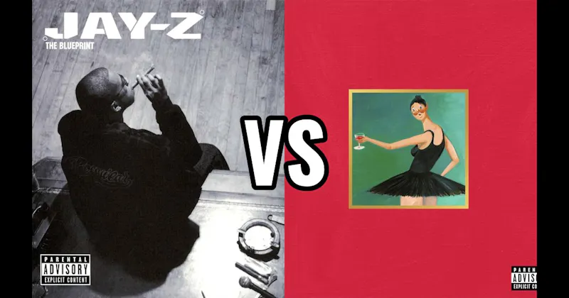 My Beautiful Dark Twisted Fantasy vs. The Blueprint