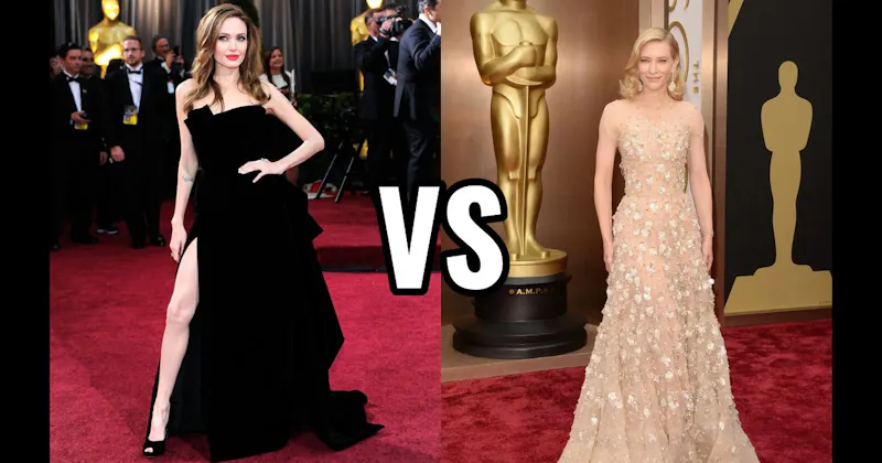 Angelina Jolie (Atelier Versace) vs. Cate Blanchett (Armani Privé)