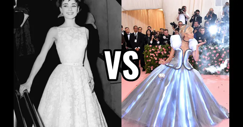 Audrey Hepburn (Givenchy) vs. Zendaya (Tommy Hilfiger)