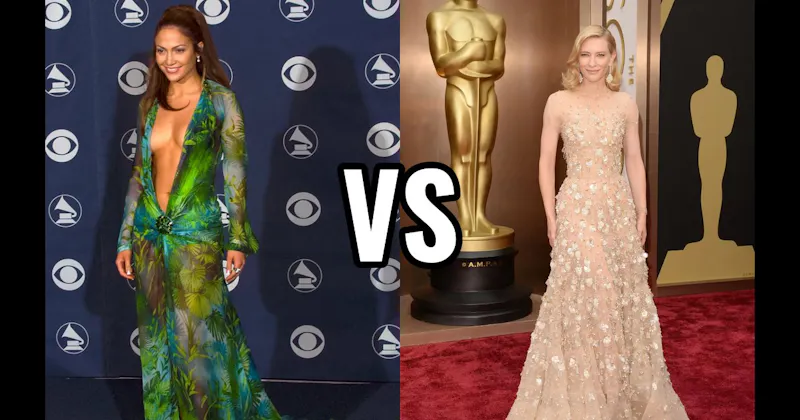 Cate Blanchett (Armani Privé) vs. Jennifer Lopez (Versace)