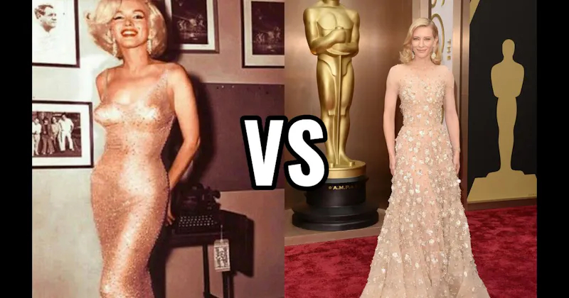 Cate Blanchett (Armani Privé) vs. Marilyn Monroe (Jean Louis)