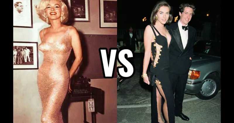 Elizabeth Hurley (Versace) vs. Marilyn Monroe (Jean Louis)