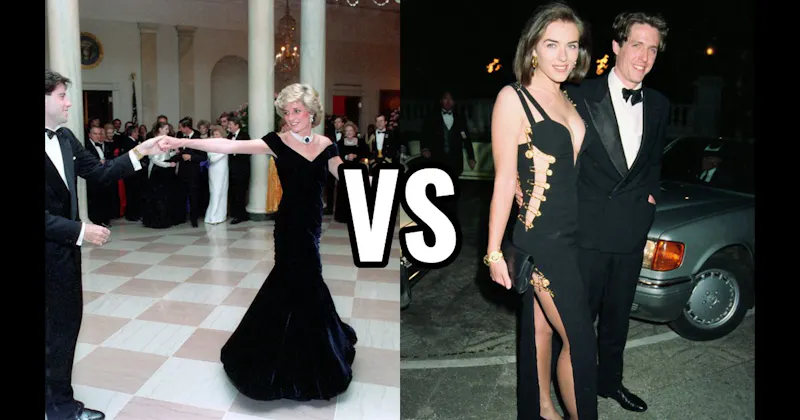 Elizabeth Hurley (Versace) vs. Princess Diana (Victor Edelstein)