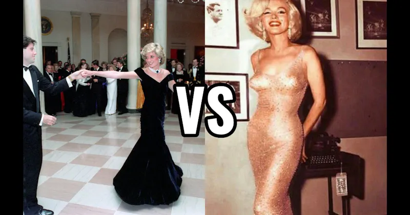 Marilyn Monroe (Jean Louis) vs. Princess Diana (Victor Edelstein)