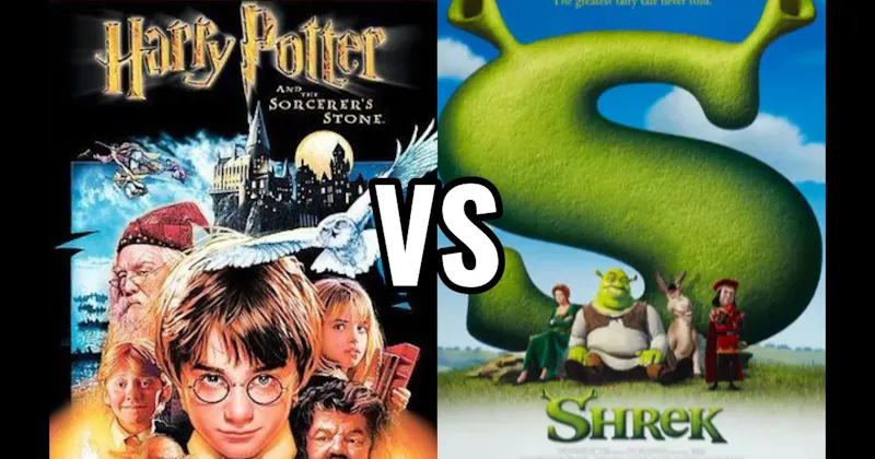Harry Potter and the Sorcerer’s Stone (2001) vs. Shrek (2001)