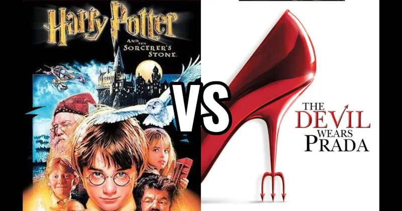 Harry Potter and the Sorcerer’s Stone (2001) vs. The Devil Wears Prada (2006)