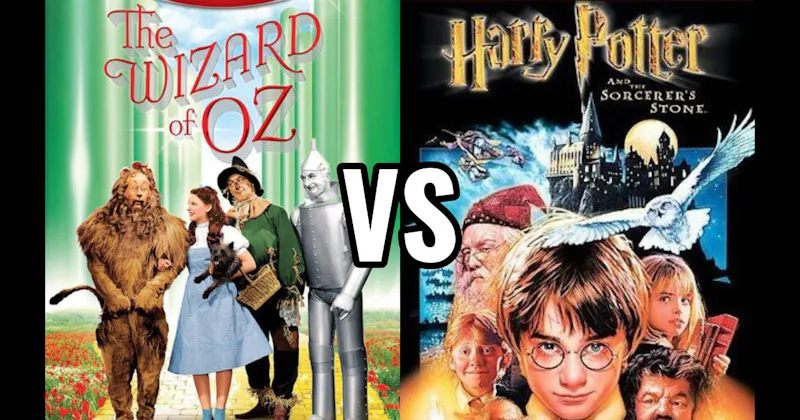 Harry Potter and the Sorcerer’s Stone (2001) vs. Wizard of Oz