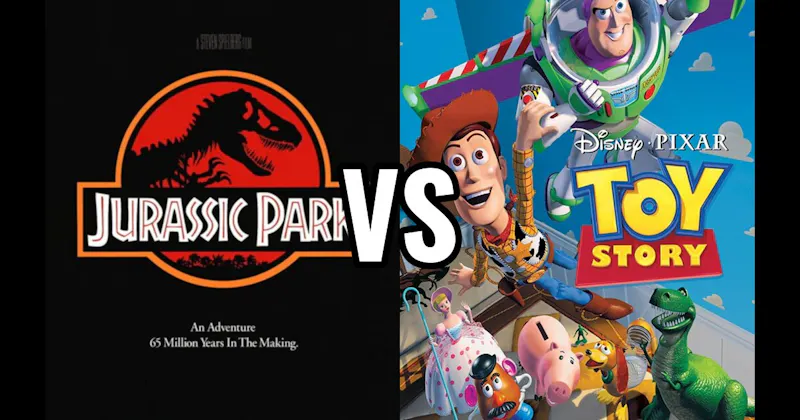 Jurassic Park (1993) vs. Toy Story (1995)