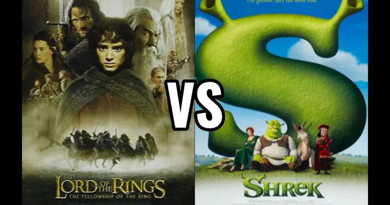 Shrek (2001) vs. The Lord of the Rings: The Fellowship of the Ring (2001)