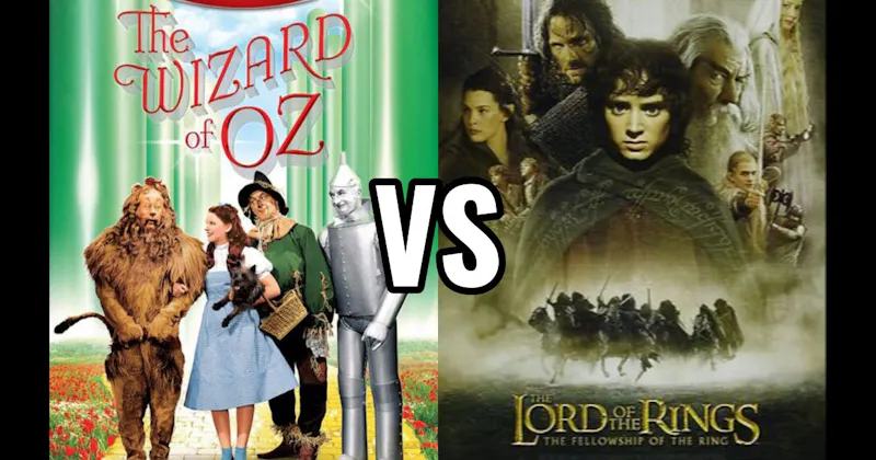 The Lord of the Rings: The Fellowship of the Ring (2001) vs. Wizard of Oz