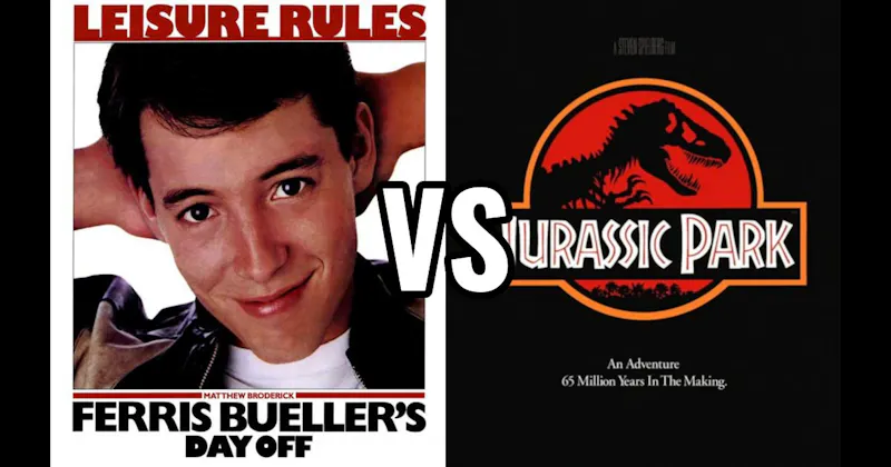 Ferris Bueller’s Day Off (1986) vs. Jurassic Park (1993)