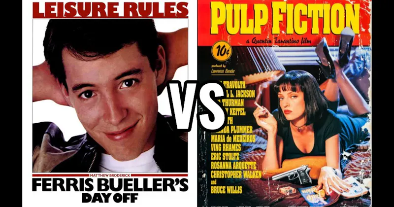 Ferris Bueller’s Day Off (1986) vs. Pulp Fiction (1994)