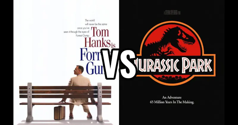Forrest Gump vs. Jurassic Park (1993)