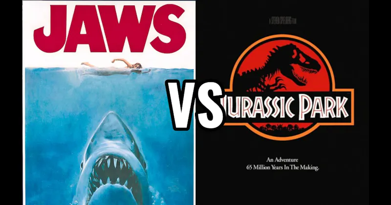Jaws (1977) vs. Jurassic Park (1993)