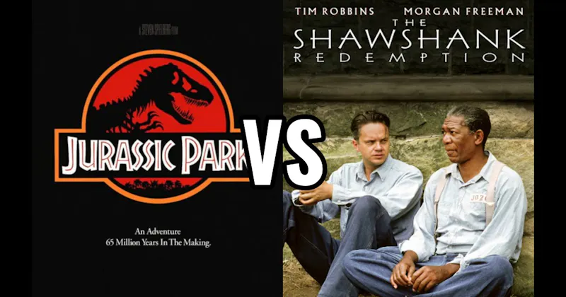 Jurassic Park (1993) vs. Shawshank Redemption