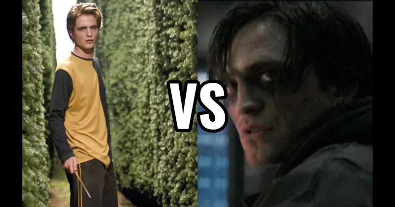 Bruce Wayne / Batman in The Batman vs. Cedric Diggory in Harry Potter and the Goblet of Fire