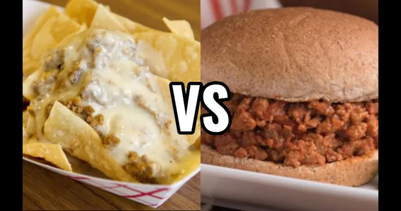 Beef Nachos vs. Sloppy Joe