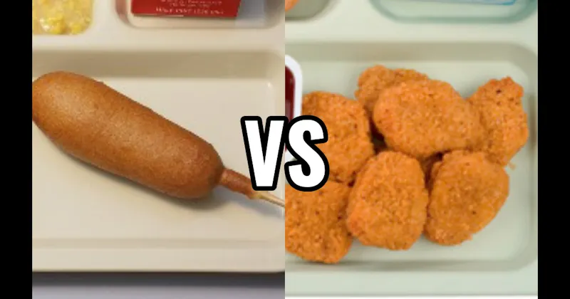 Chicken Nuggets vs. Corn Dog