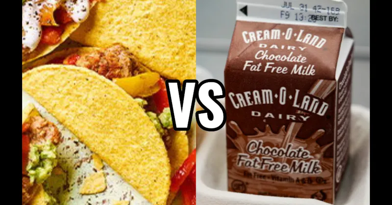 Chocolate Milk Carton vs. Taco Day