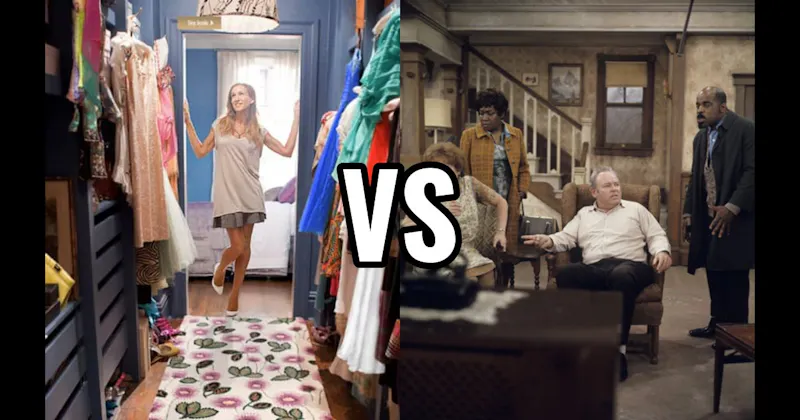 Archie Bunker’s House (All in the Family) vs. Carrie Bradshaw’s Apartment (Sex and the City)