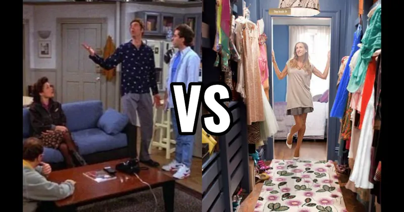 Carrie Bradshaw’s Apartment (Sex and the City) vs. Jerry’s Apartment (Seinfeld)
