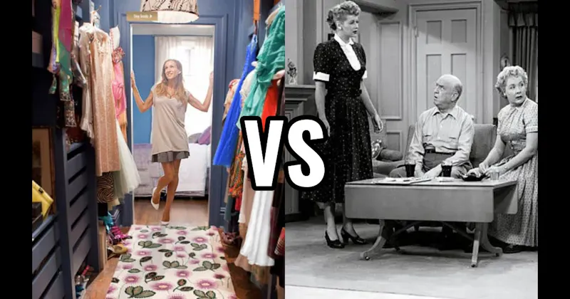 Carrie Bradshaw’s Apartment (Sex and the City) vs. Lucy & Ricky’s Apartment (I Love Lucy)