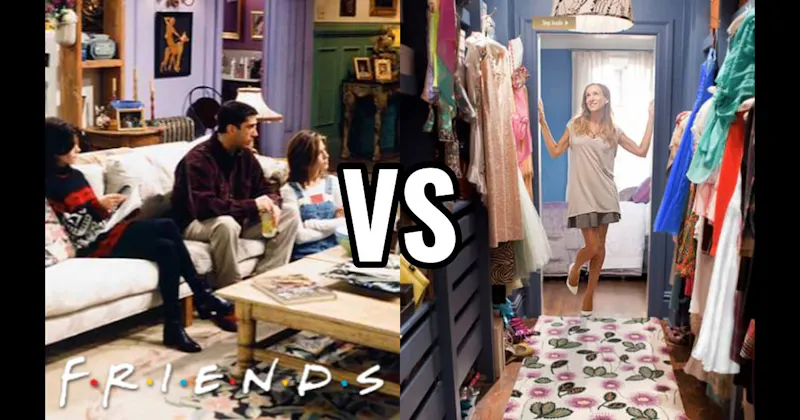 Carrie Bradshaw’s Apartment (Sex and the City) vs. Monica’s Apartment (Friends)