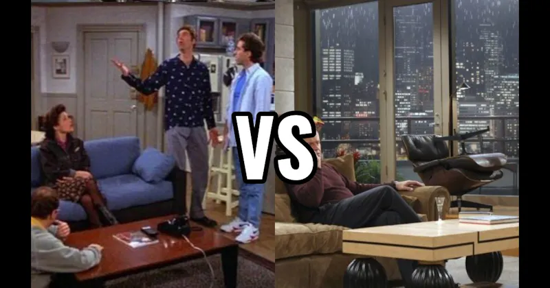 Frasier’s Apartment (Frasier) vs. Jerry’s Apartment (Seinfeld)