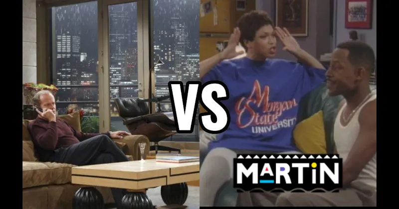 Frasier’s Apartment (Frasier) vs. Martin’s Apartment (Martin)
