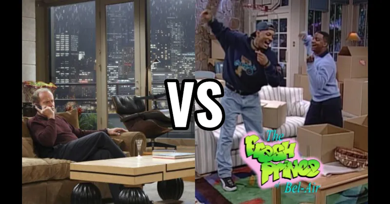 Frasier’s Apartment (Frasier) vs. The Banks Mansion (Fresh Prince of Bel-Air)