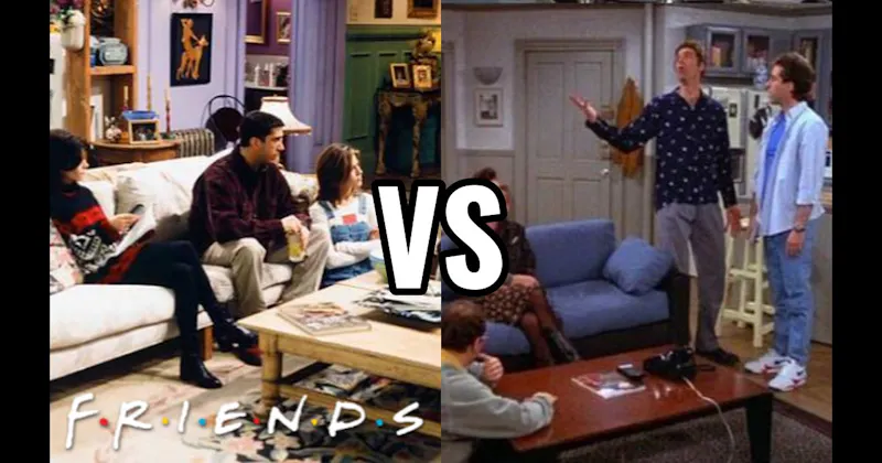 Jerry’s Apartment (Seinfeld) vs. Monica’s Apartment (Friends)